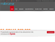 Tablet Screenshot of mallorcamar.com